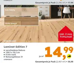 Globus Baumarkt Laminat edition 7 Angebot