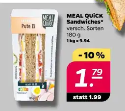 NETTO Meal quick sandwiches Angebot