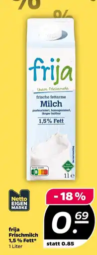 NETTO Frija frischmilch Angebot