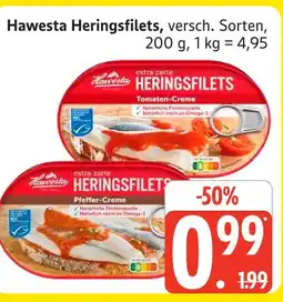 Marktkauf Hawesta heringsfilets tomaten-creme Angebot
