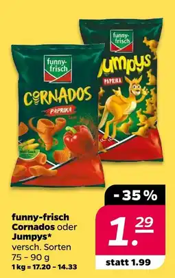 NETTO Funny-frisch cornados oder jumpys Angebot