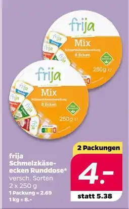 NETTO Frija schmelzkäseecken runddose Angebot
