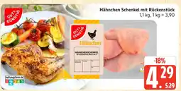 Marktkauf Gut & günstig hähnchen schenkel mit rückenstück Angebot