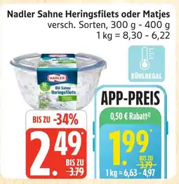 Marktkauf Nadler sahne heringsfilets Angebot