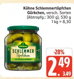 Marktkauf Kühne schlemmertöpfchen gürkchen Angebot