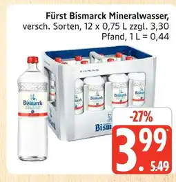 Marktkauf Fürst bismarck mineralwasser Angebot