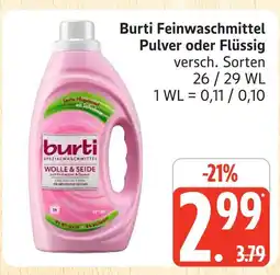 Marktkauf Burti feinwaschmittel pulver Angebot