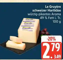 Marktkauf Le gruyère schweizer hartkäse Angebot