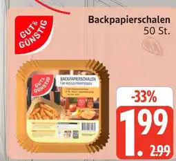 Marktkauf Gut & günstig backpapierschalen Angebot