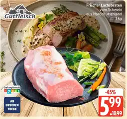 Marktkauf Gutfleisch frischer lachsbraten vom schwein Angebot