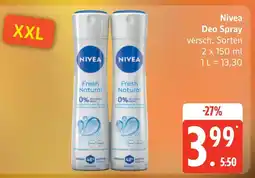 Marktkauf Nivea deo spray Angebot