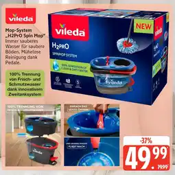 Marktkauf Vileda h2pro spin mop Angebot