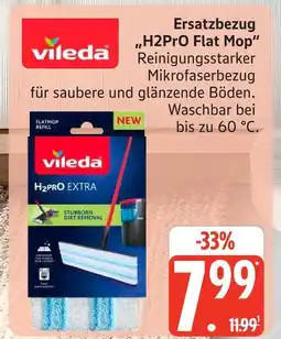 Marktkauf Vileda h2pro flat mop ersatzbezug Angebot