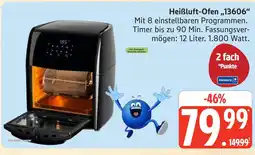 Marktkauf Heißluft-ofen 13606 Angebot