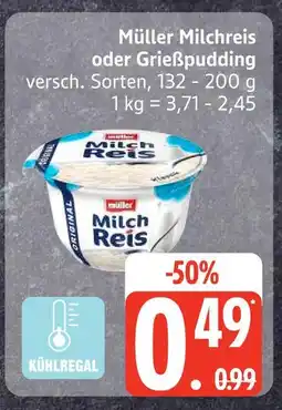 Edeka Müller milchreis Angebot