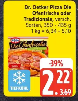 Edeka Dr. oetker pizza die ofenfrische Angebot