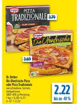 diska Dr. oetker die ofenfrische pizza Angebot