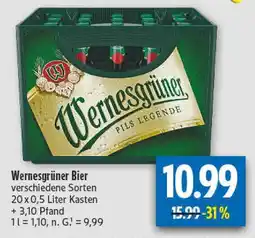 diska Wernesgrüner pils legende Angebot
