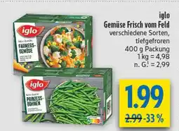 diska Iglo farmers-gemüse Angebot