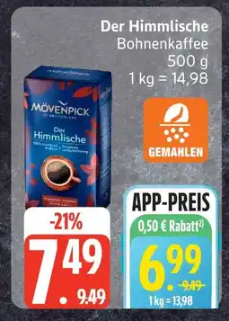 Edeka Mövenpick der himmlische bohnenkaffee Angebot