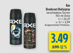 diska Axe alaska deodorant bodyspray Angebot