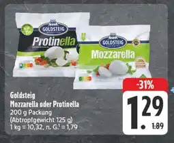 E-Center Goldsteig mozzarella Angebot