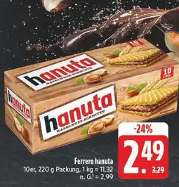 E-Center Ferrero hanuta Angebot
