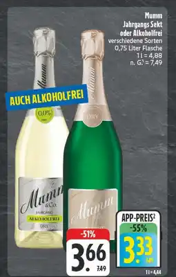 E-Center Mumm jahrgangs sekt Angebot