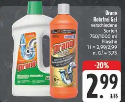 E-Center Drano rohrfrei gel Angebot