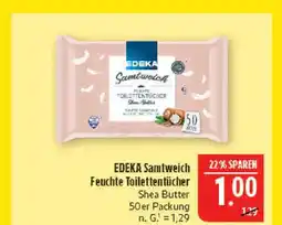 Marktkauf Edeka samtweich feuchte toilettentücher Angebot