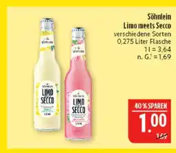 Marktkauf Söhnlein limo meets secco Angebot