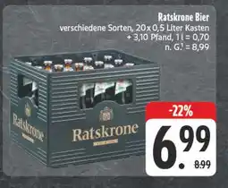 E-Center Ratskrone bier Angebot