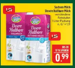 Marktkauf Sachsen milch unsere haltbare milch vollmilch Angebot