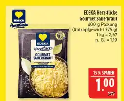 Marktkauf Edeka herzstücke gourmet sauerkraut Angebot
