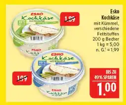 Marktkauf Esko kochkäse mit kümmel Angebot