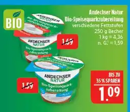 Marktkauf Andechser natur bio-speisequarkzubereitung Angebot