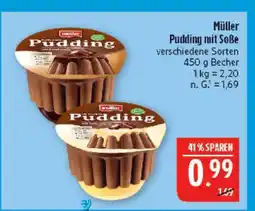 Marktkauf Müller pudding mit soße Angebot
