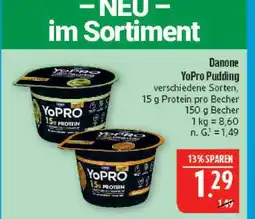 Marktkauf Danone yopro pudding Angebot
