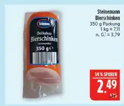 Marktkauf Steinemann bierschinken Angebot