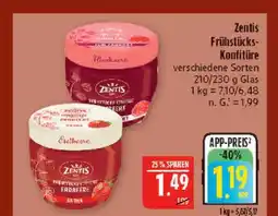 Marktkauf Zentis frühstücks-konfitüre erdbeere Angebot
