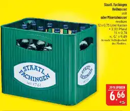 Marktkauf Staatl. fachingen heilwasser oder mineralwasser Angebot