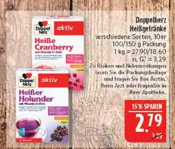 Marktkauf Doppelherz heiße cranberry Angebot