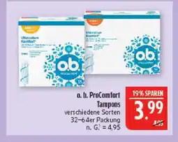 Marktkauf O.b. procomfort tampons Angebot