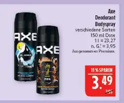 Marktkauf Axe deodorant bodyspray alaska Angebot