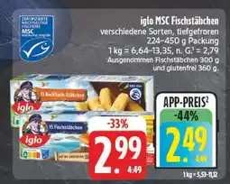 Edeka Iglo msc fischstäbchen Angebot