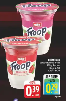 Edeka Müller froop erdbeere Angebot