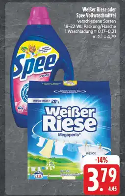 Edeka Spee color vollwaschmittel Angebot