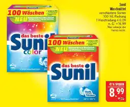 Marktkauf Sunil colorwaschmittel Angebot