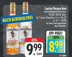 Edeka Captain morgan spiced gold Angebot