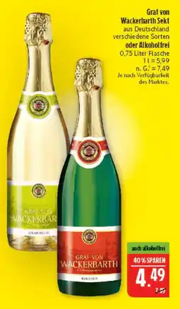 Marktkauf Graf von wackerbarth sekt Angebot